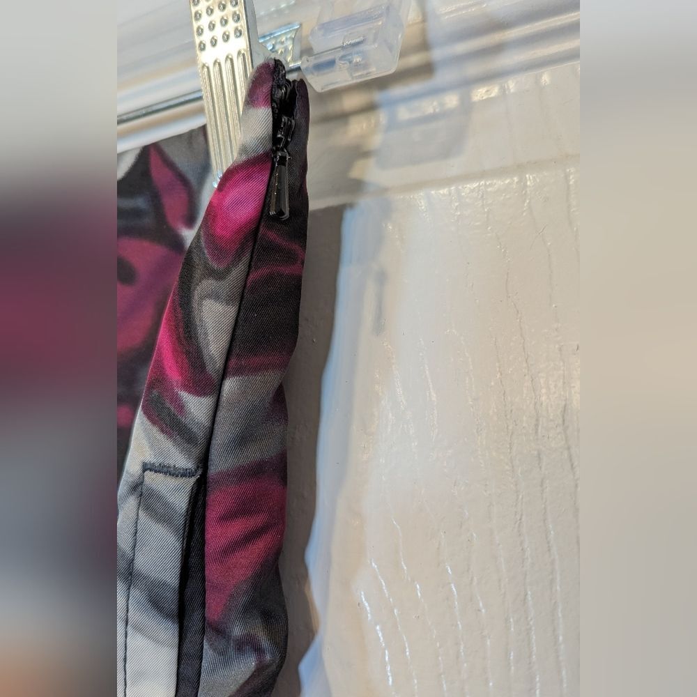 Express Design Studio Abstract Pleated Midi A-Lin… - image 4